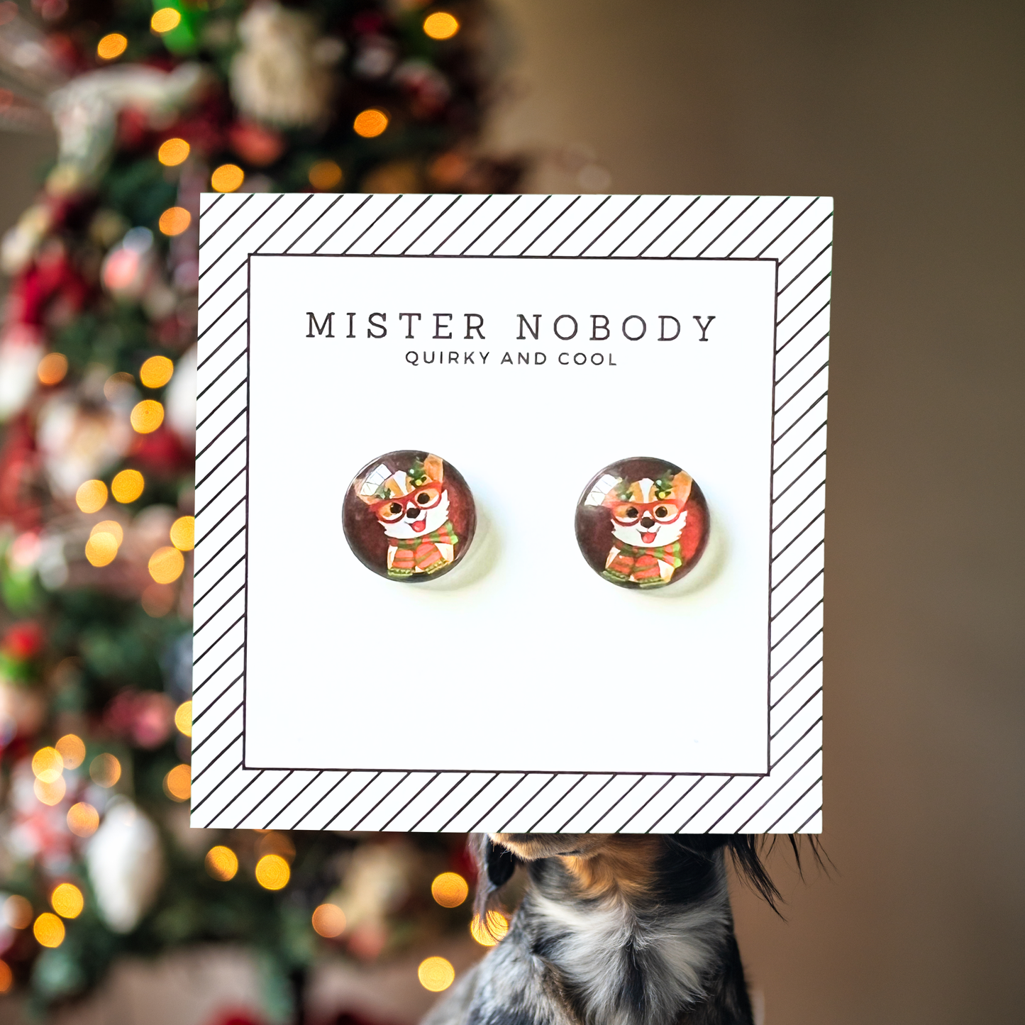 Cute Dog - Stud Earrings