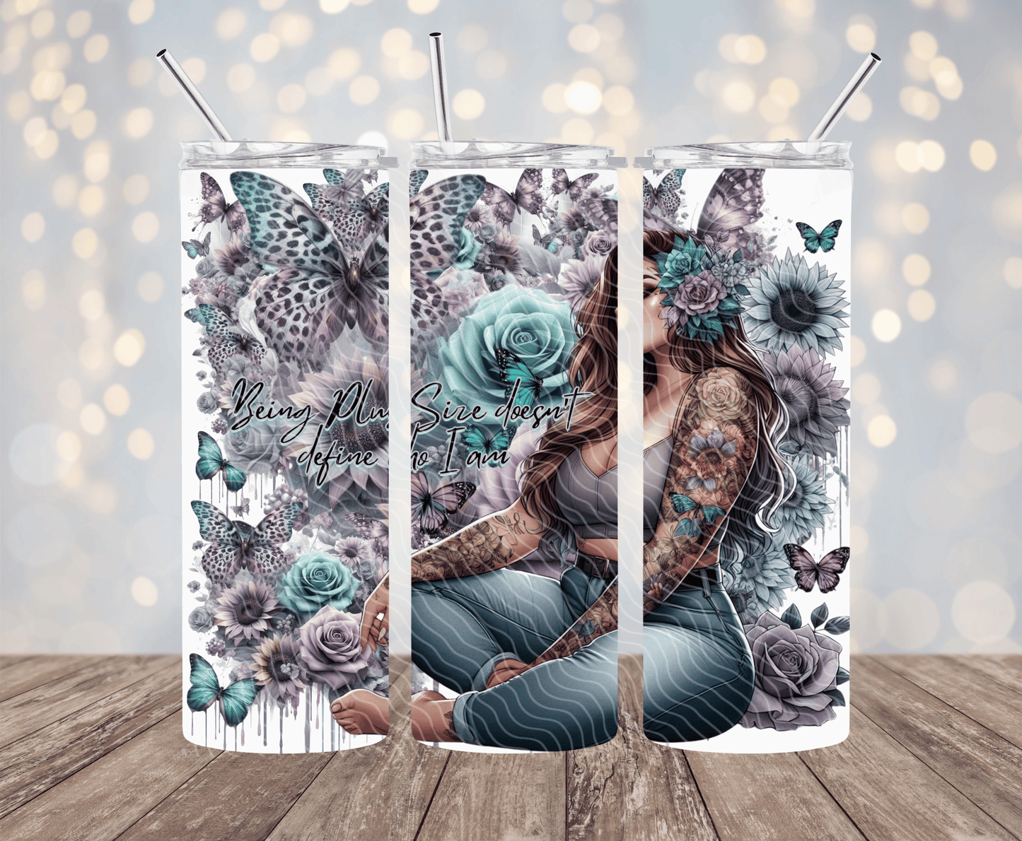 Being Plus Size - 20oz Sublimation Tumbler