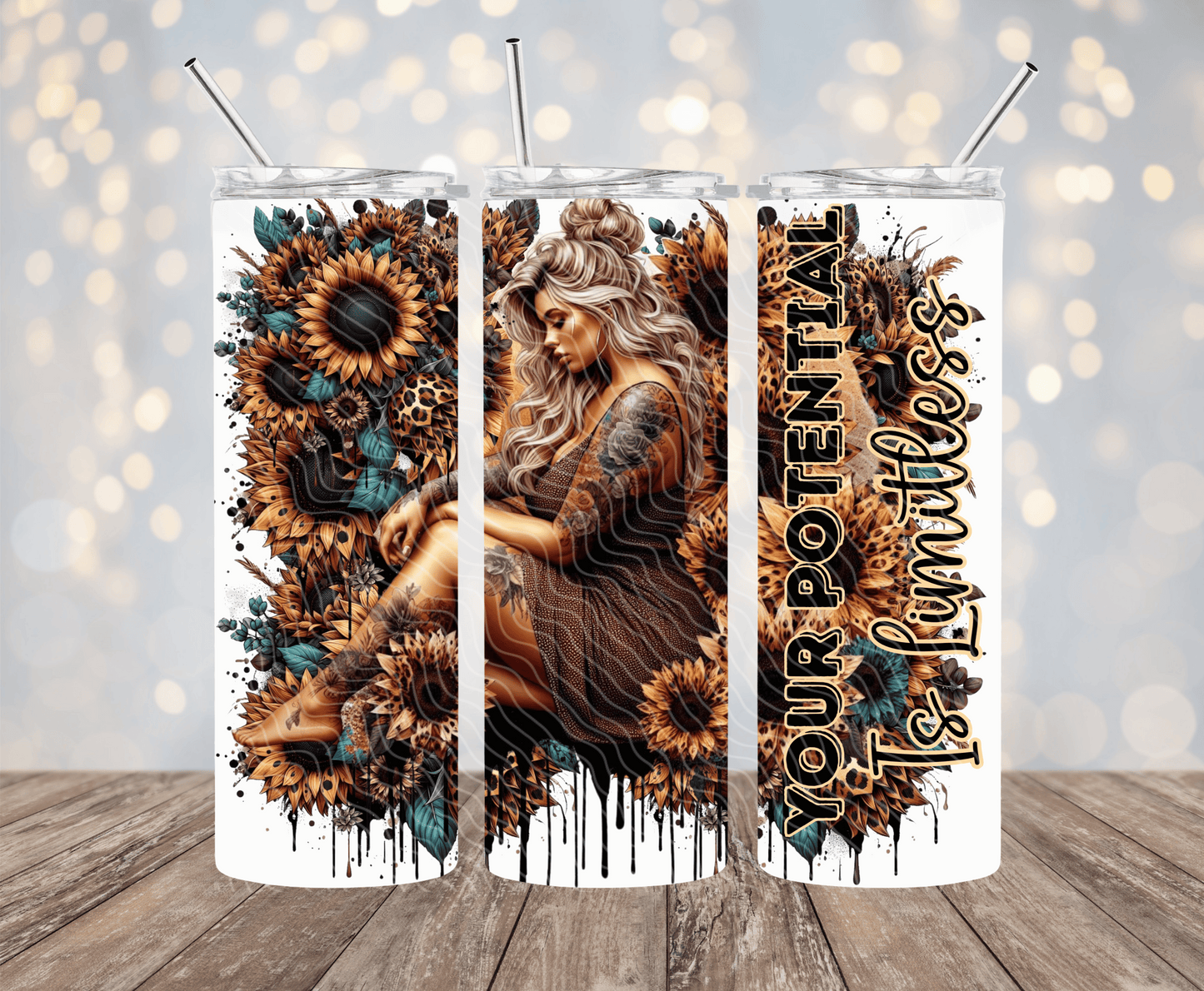 Your Potential Is Limitless - 20oz Sublimation Tumbler