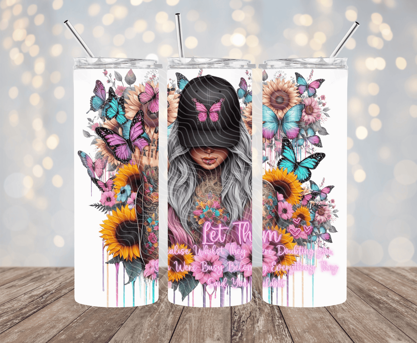 Let Them Girl - 20oz Sublimation Tumbler