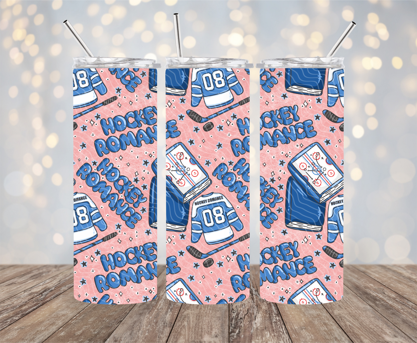 Hockey Romance - 20oz Sublimation Tumbler