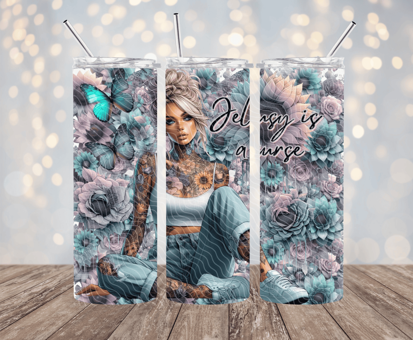Jealousy Is A Curse - 20oz Sublimation Tumbler