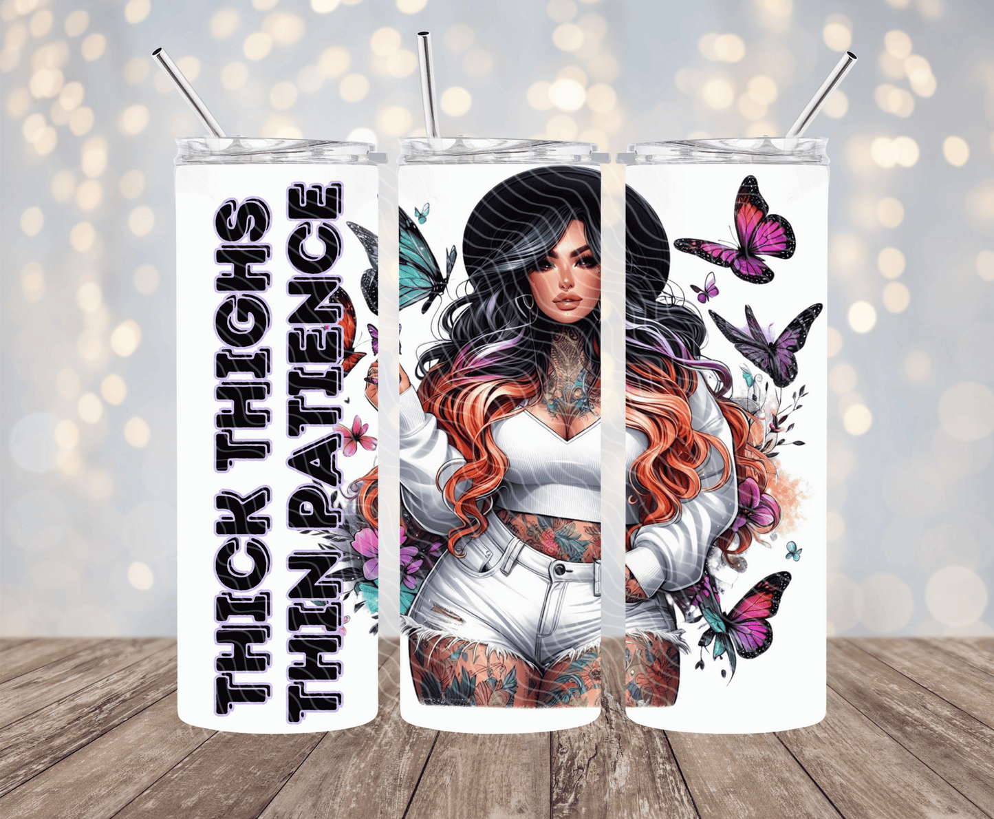 Thick Thighs - 20oz Sublimation Tumbler
