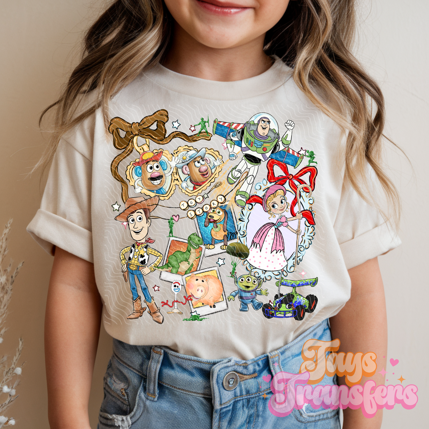 Woody Locket - Kids DTF Transfer