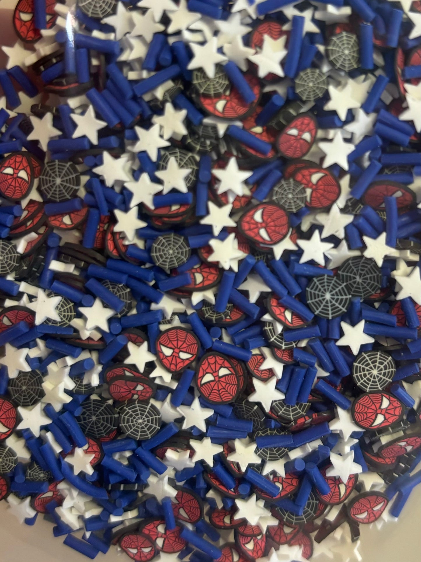 Spiderman Mix - 50g Clay Slices