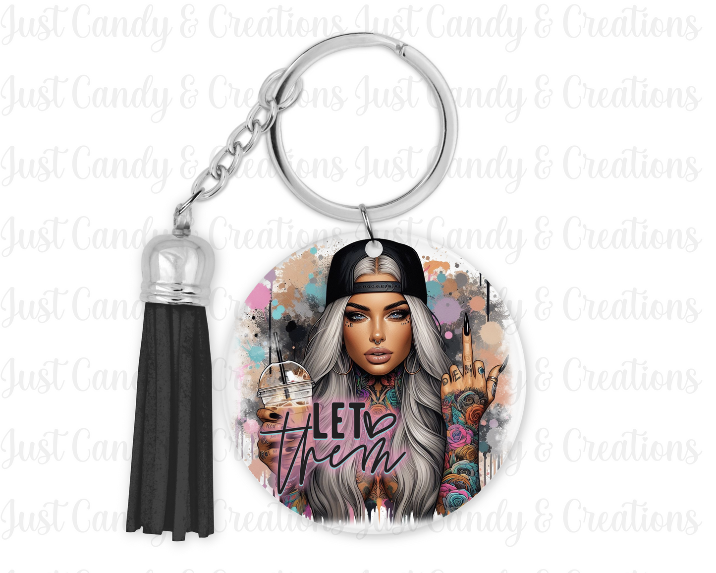 Let Them - Keychain Decal