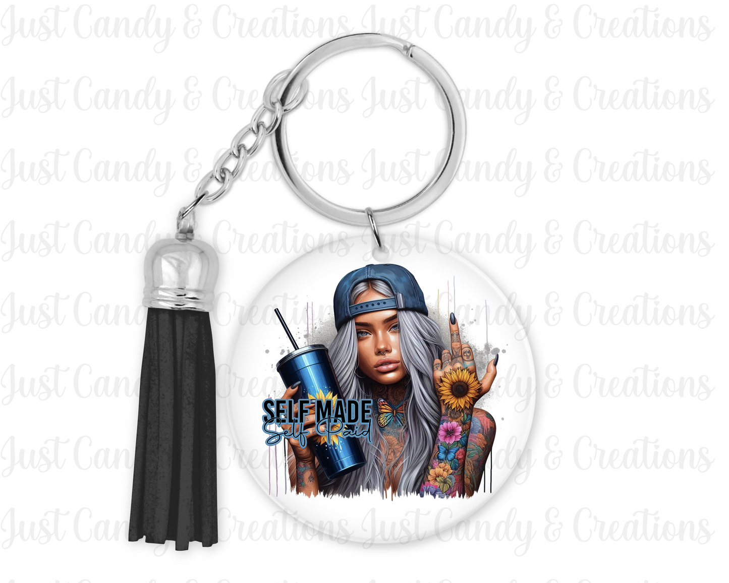 Self Made, Self Paid - Keychain Decal