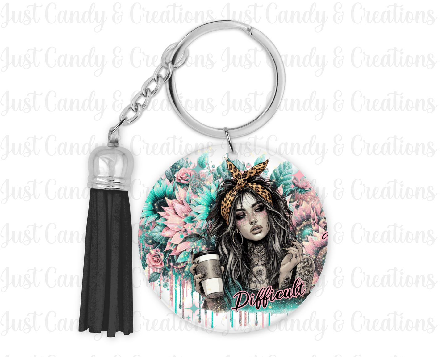 Difficult Keychain Decal