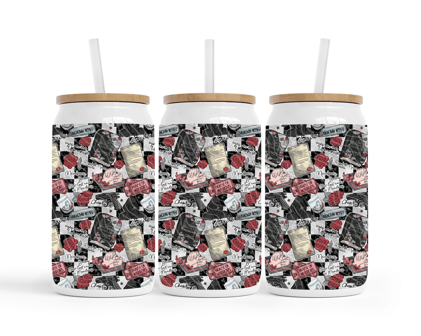 Adeline - 16oz Stainless Steel Sublimation Can