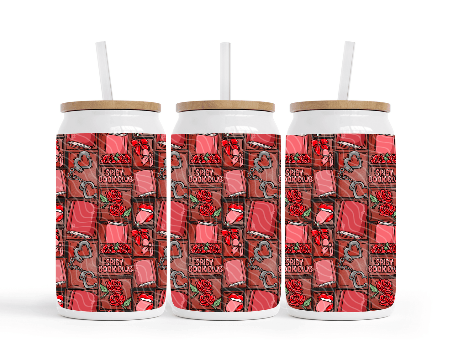Spicy Book Club - 16oz Stainless Steel Sublimation Can
