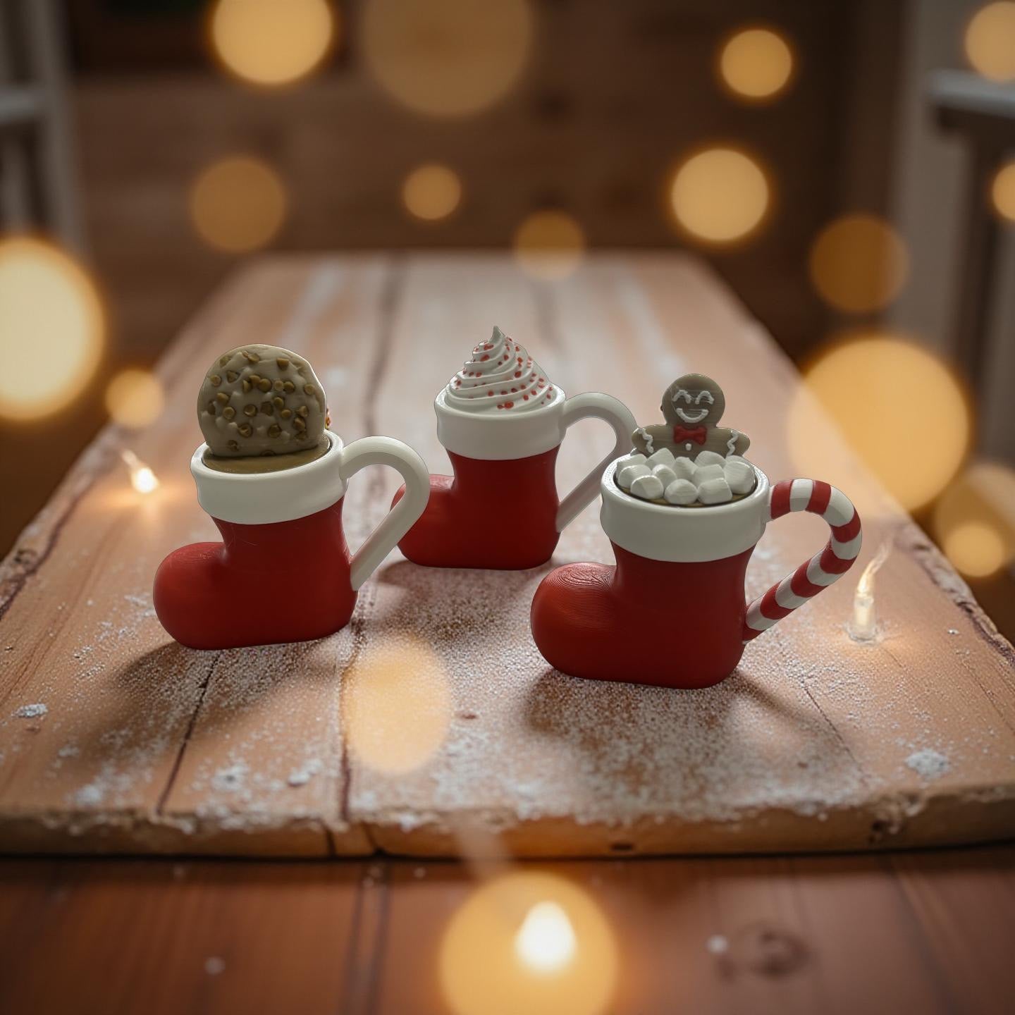 Christmas Mugs Fidget Clicker