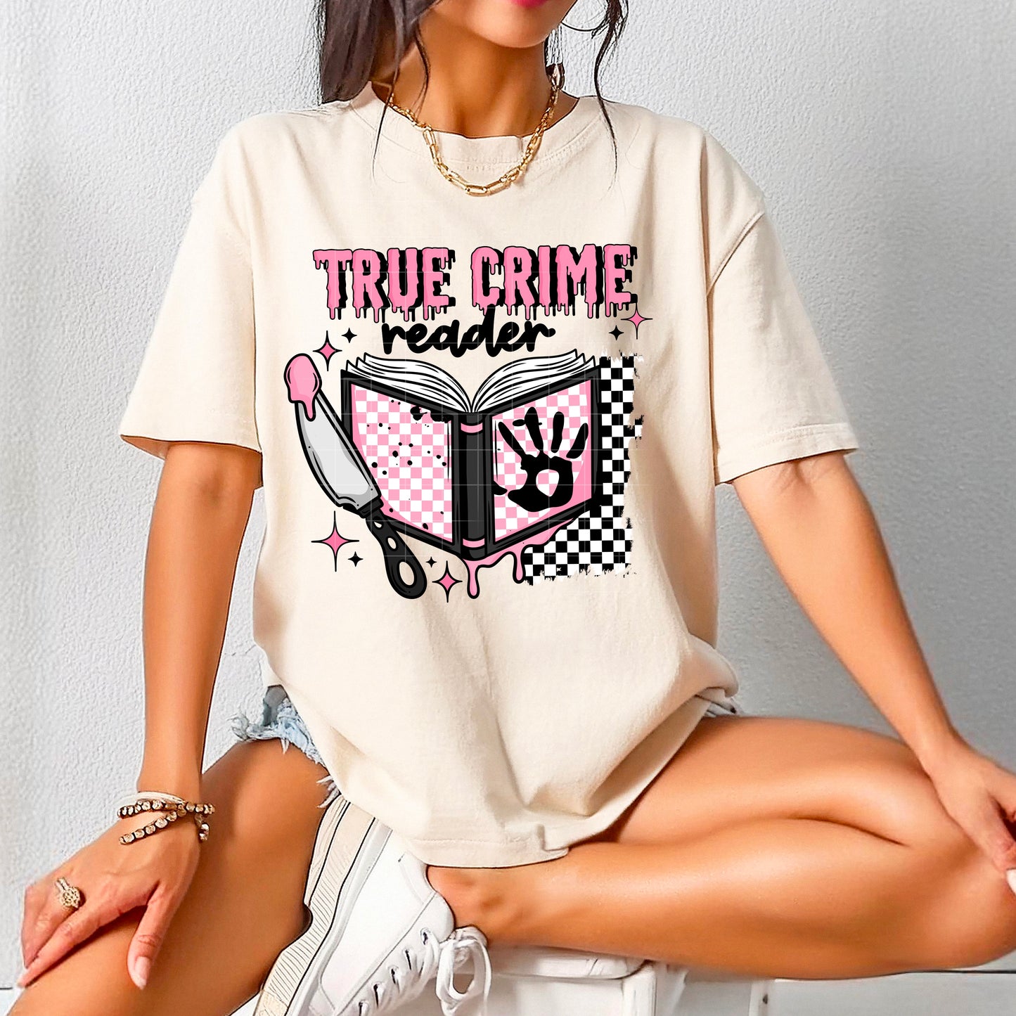 True Crime Reader - DTF Transfer