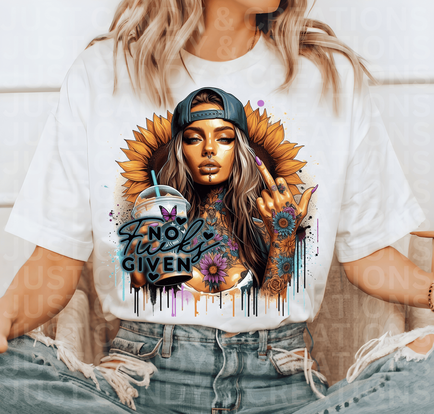 No Fucks Given - DTF Transfer