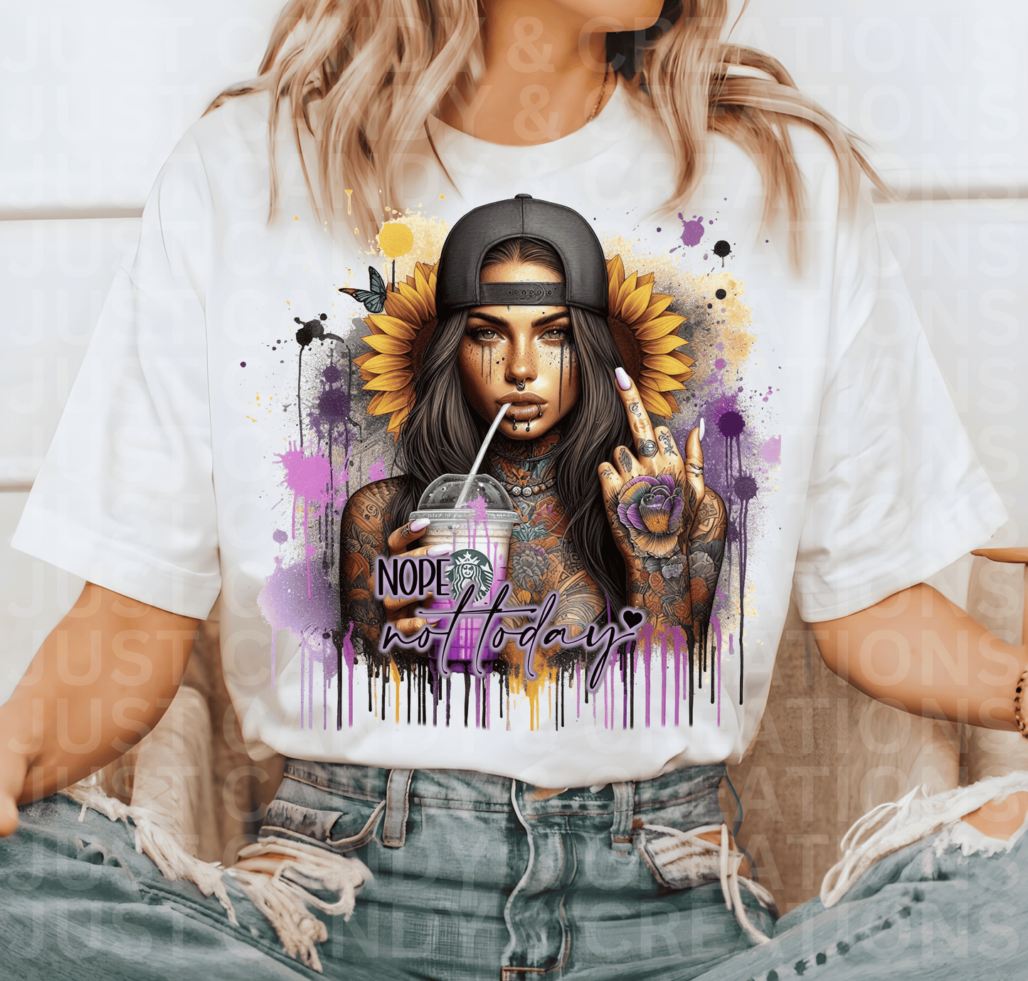 Nope, Not Today - DTF Transfer