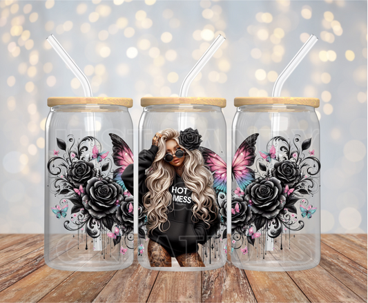 Hot Mess - 16OZ UV DTF Wrap