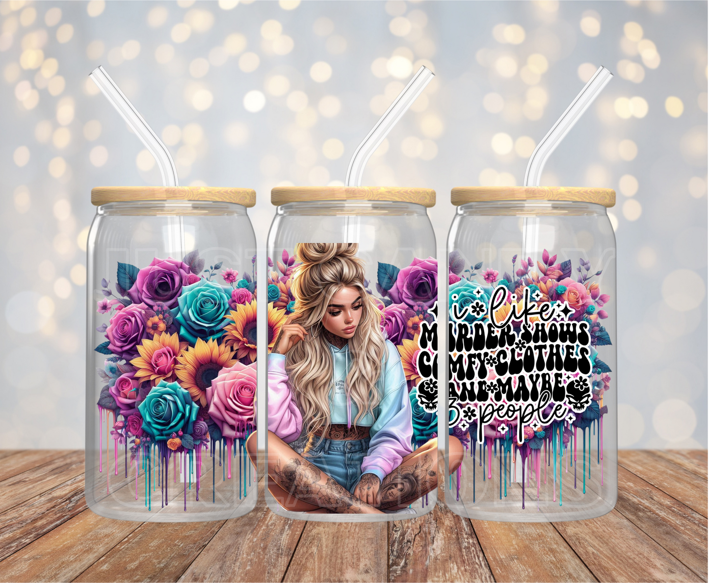 I Like Murder Shows - 16OZ UV DTF Wrap