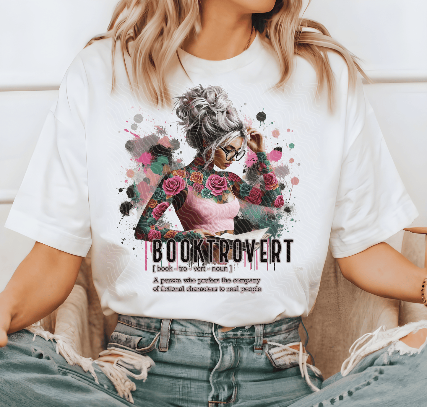 Booktrovert - DTF Transfer