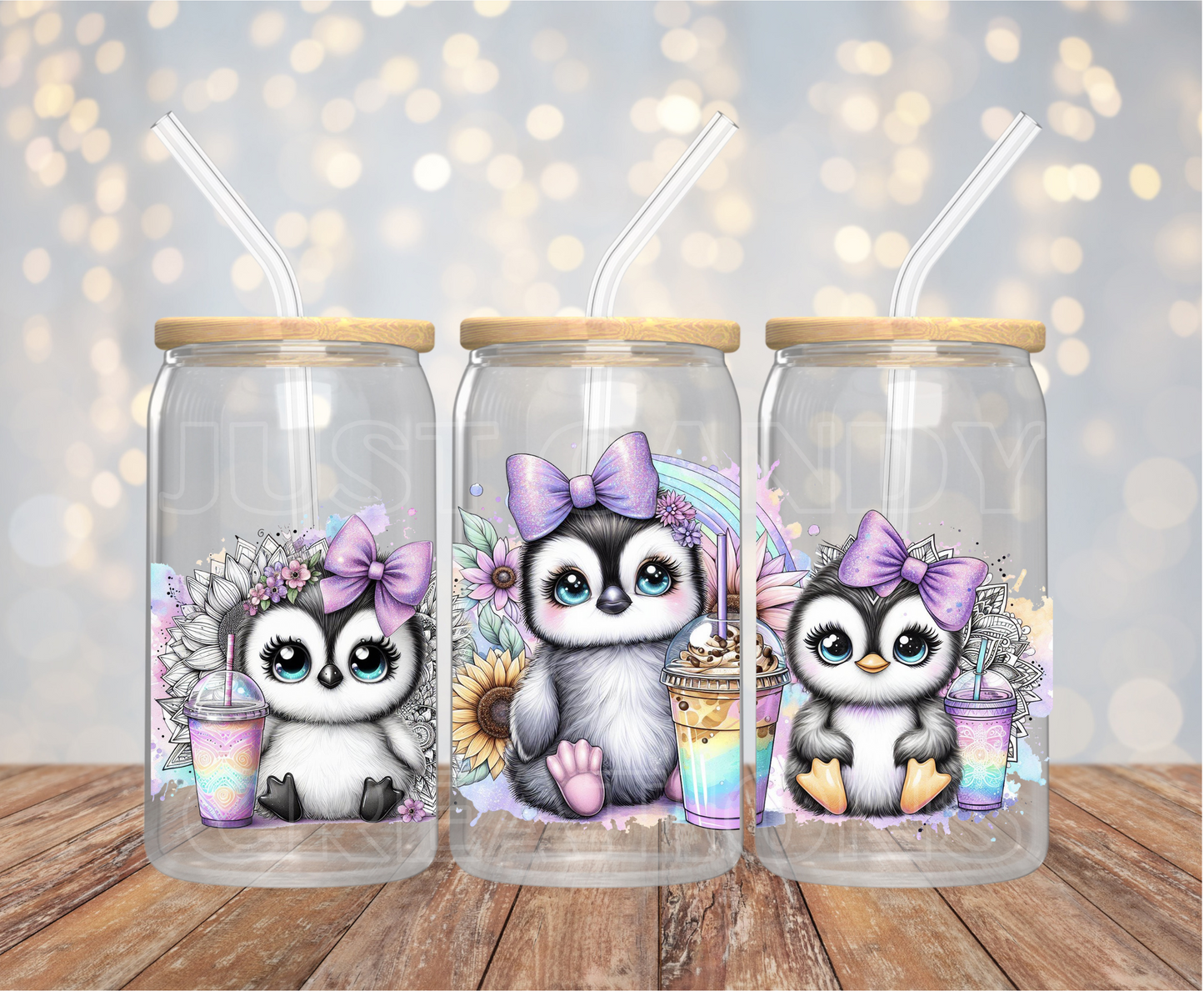Penguin - 16OZ UV DTF Wrap