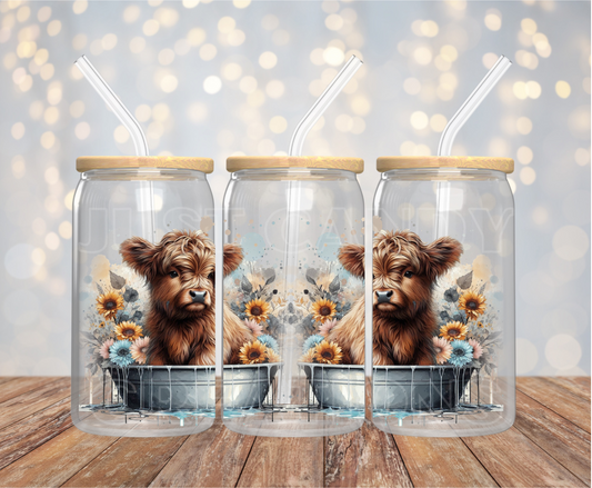 Highland In Tub - 16OZ UV DTF Wrap