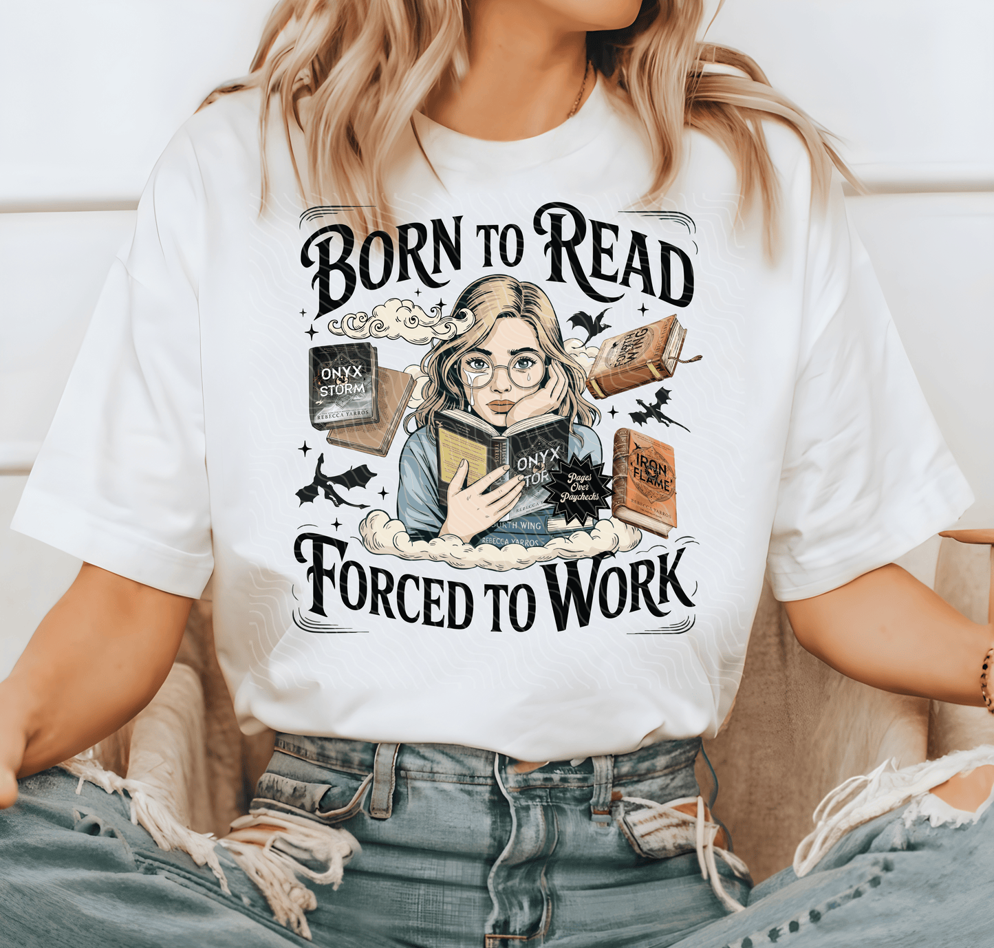 Born To Read FW - DTF Transfer