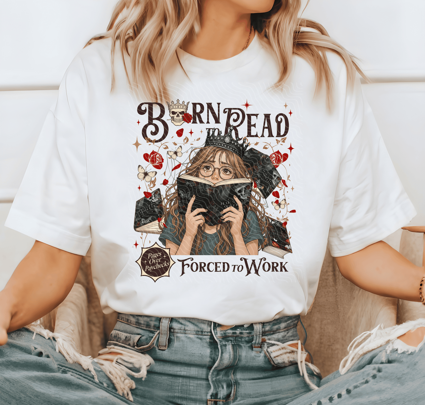 Born to Read Adeline - DTF Transfer