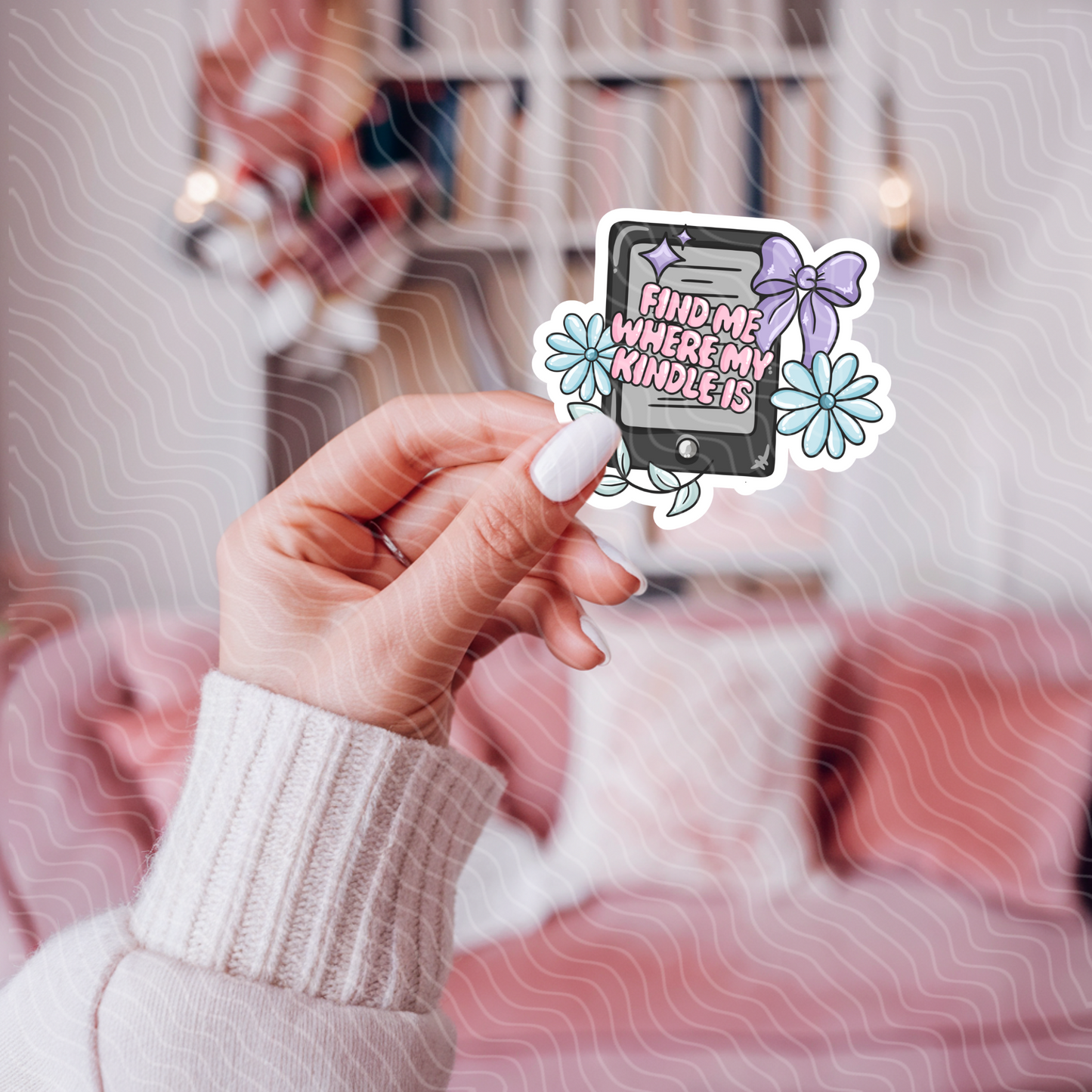 Find Me Where My Kindle Is - Holographic Sticker