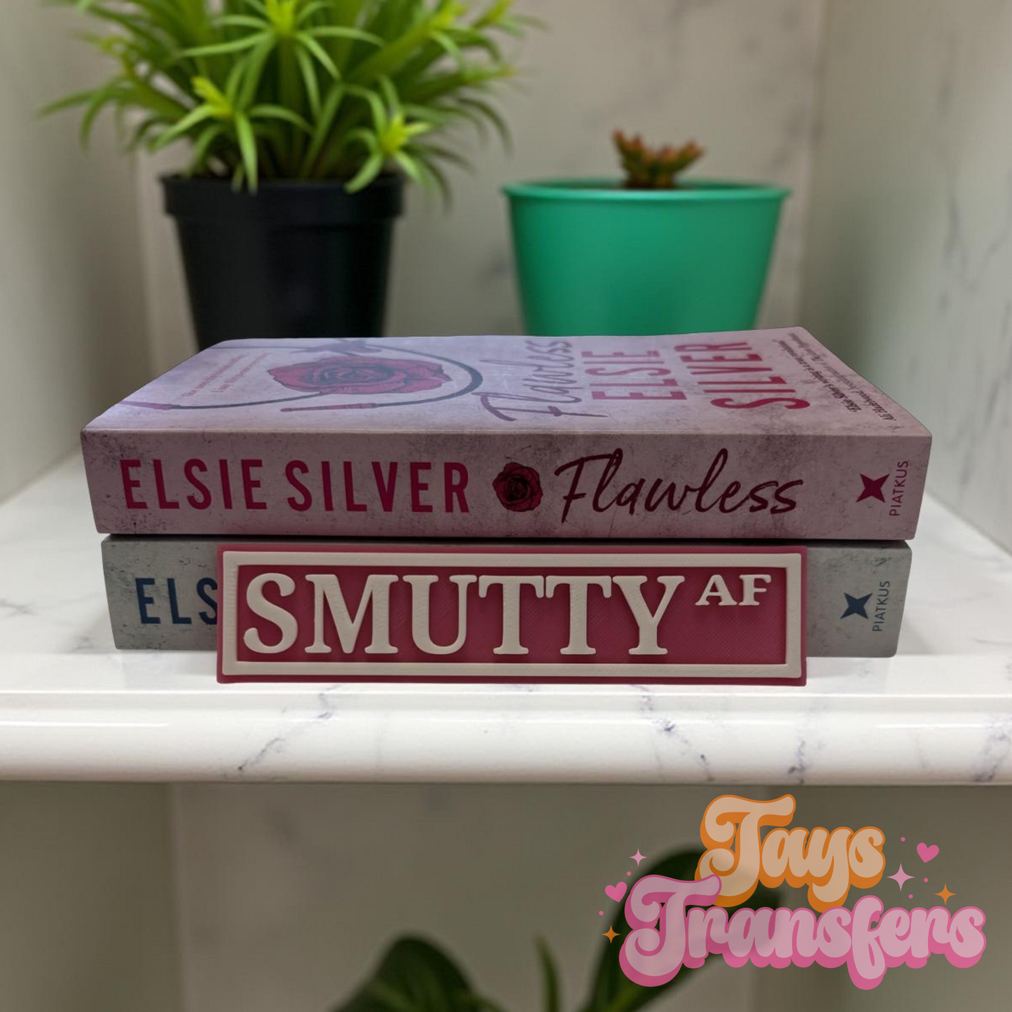Smutty St • Smutty AF • Smutty Ave - Bookshelf Sign