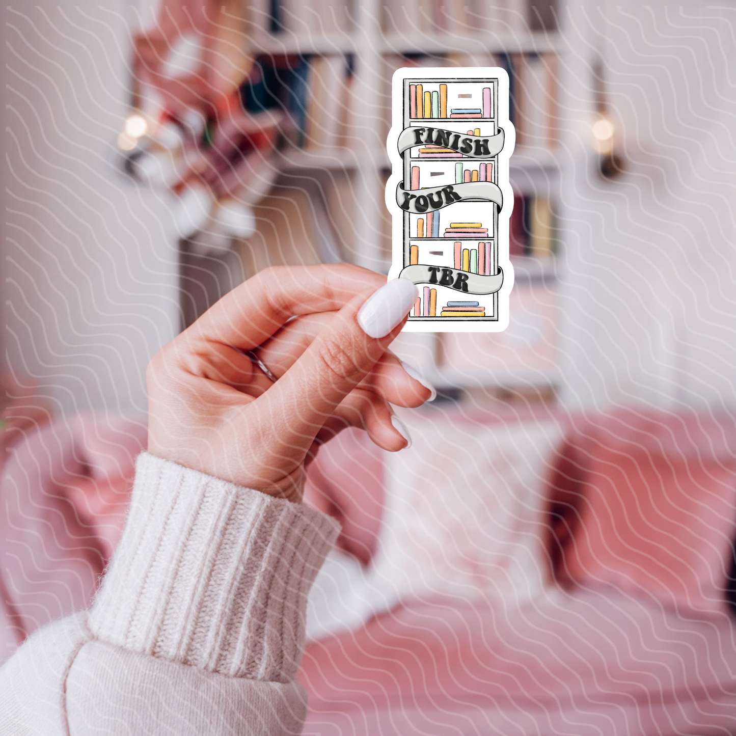 Finish Your TBR - Holographic Sticker