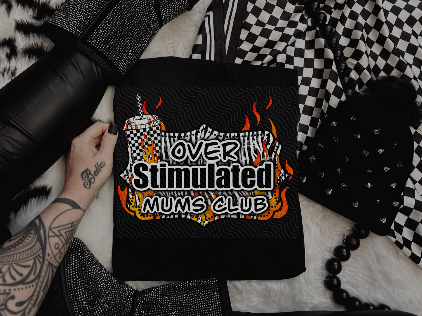Overstimulated Mums Club - DTF Transfer