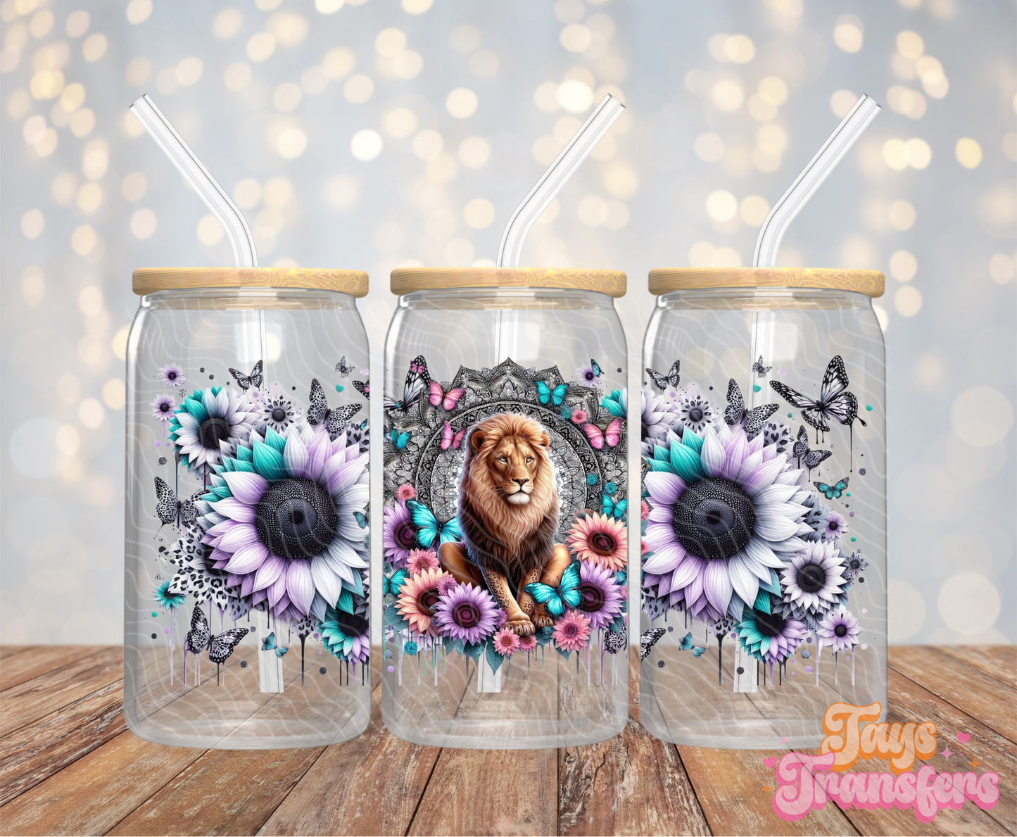 Lion - 16OZ UV DTF Wrap