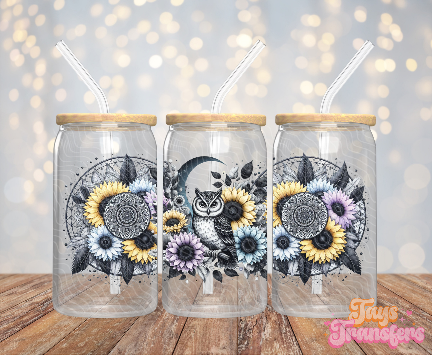 Owl - 16OZ UV DTF Wrap