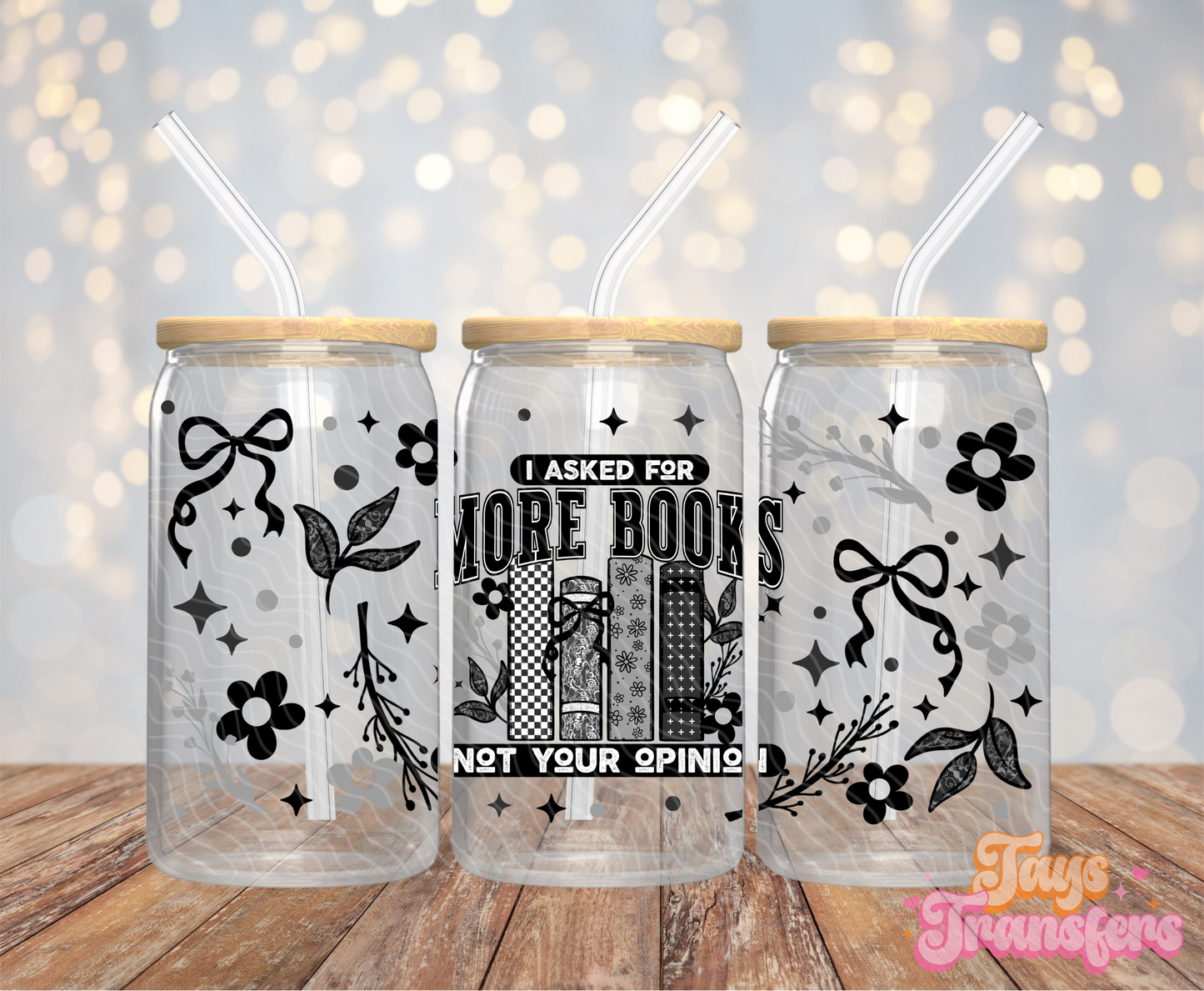 More Books - 16OZ UV DTF Wrap