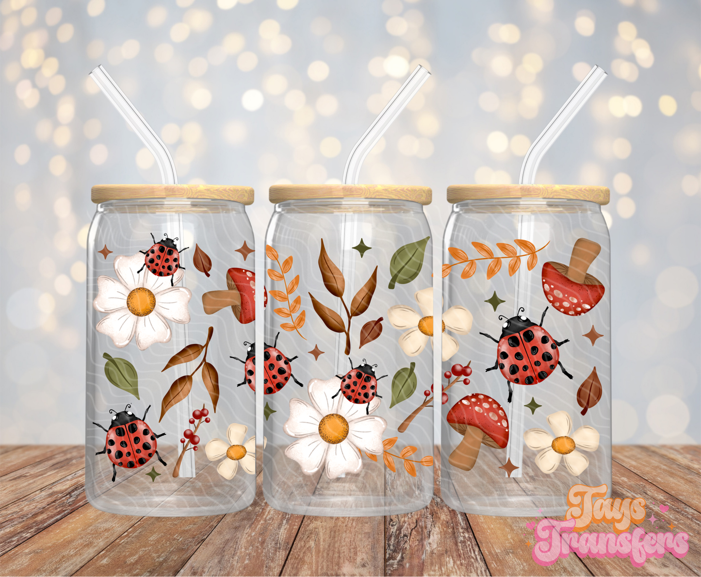 Ladybug - 16OZ UV DTF Wrap