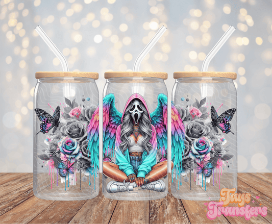 Ghostface Girl - 16OZ UV DTF Wrap