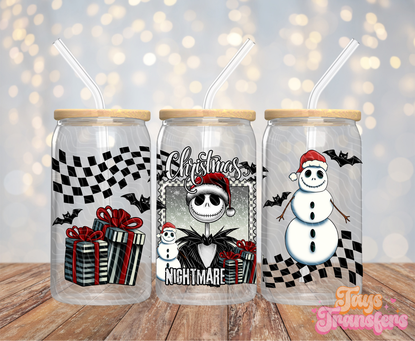 Nightmare Christmas - 16OZ UV DTF Wrap