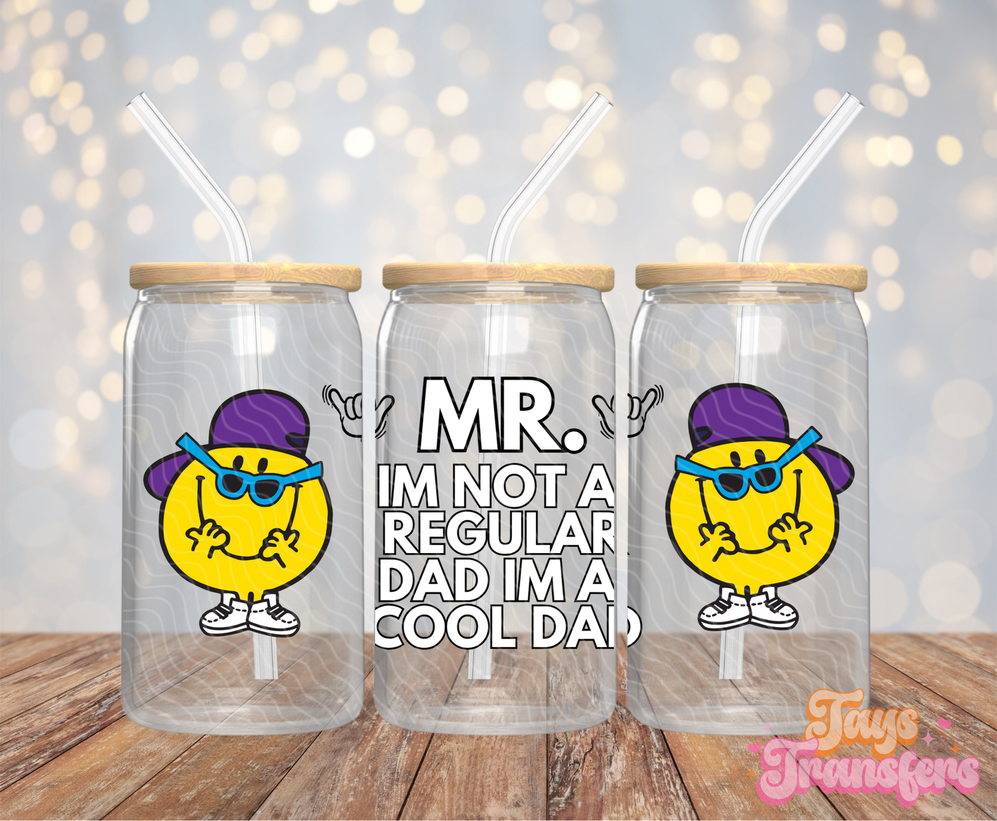 Cool Dad - 16OZ UV DTF Wrap
