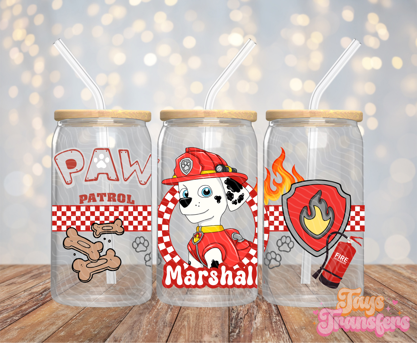 Marshall - 16OZ UV DTF Wrap