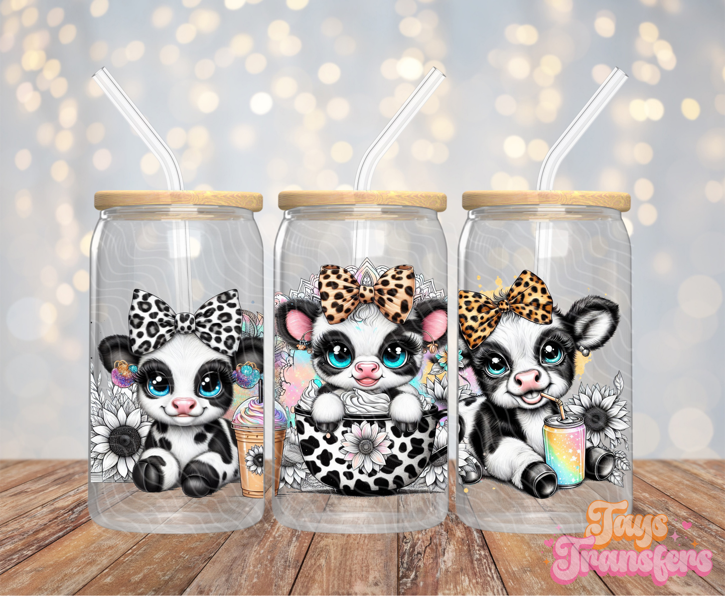 Cows - 16OZ UV DTF Wrap