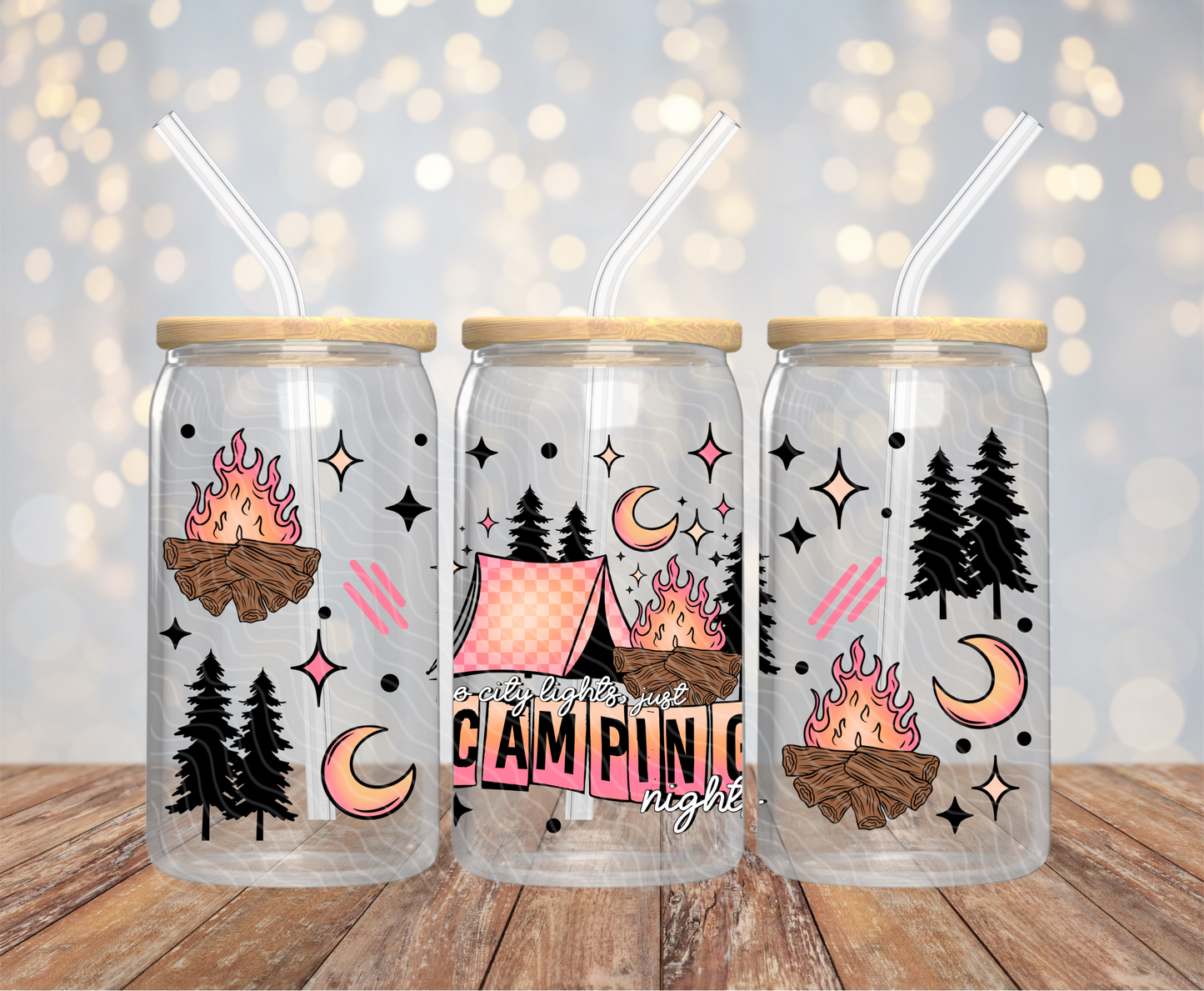 Camping Nights - 16OZ UV DTF Wrap