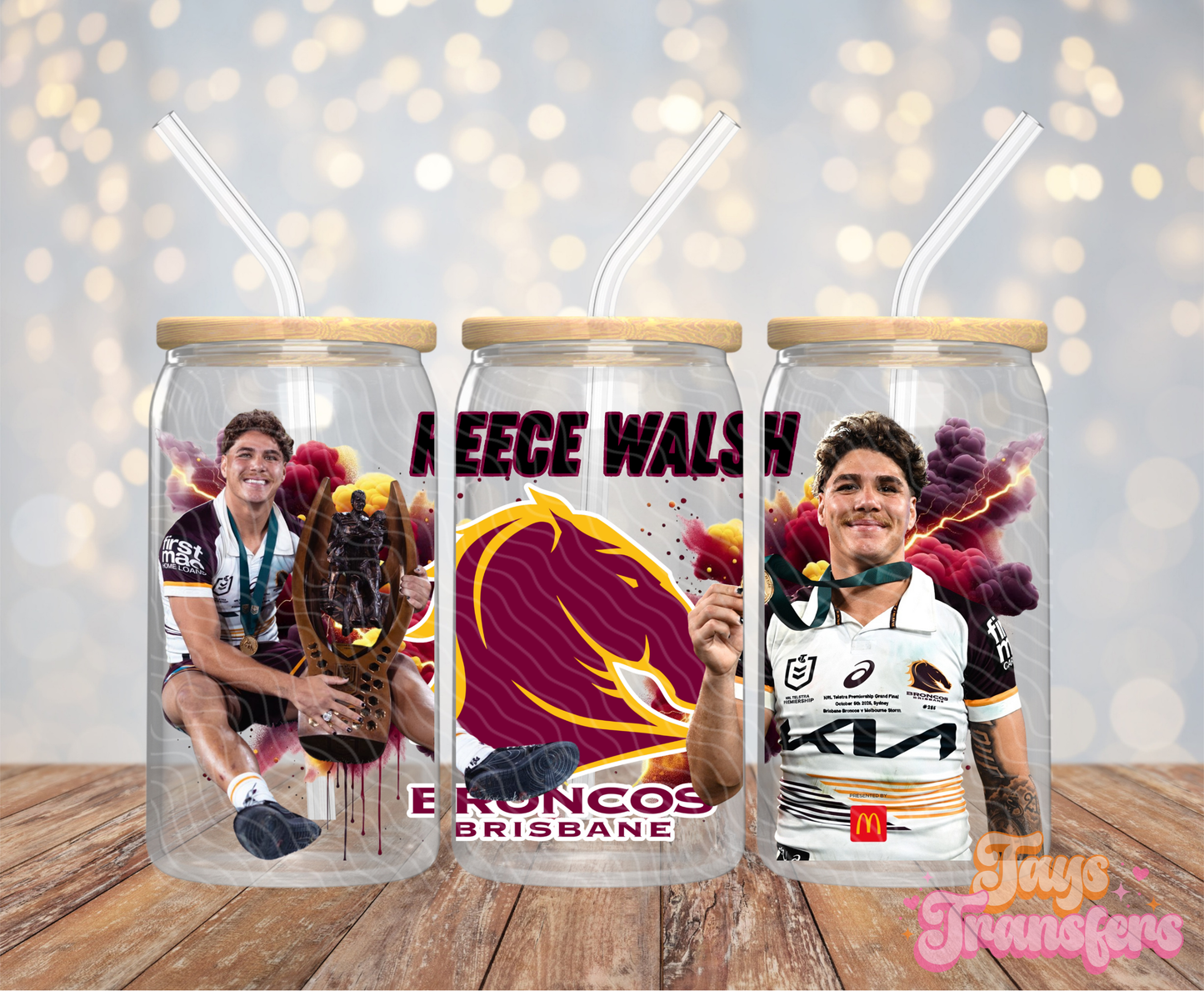 Reece Walsh - 16OZ UV DTF Wrap