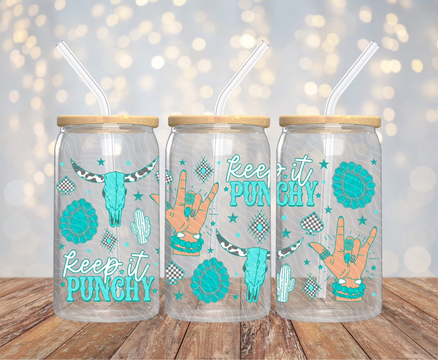 Keep It Punchy - 16OZ UV DTF Wrap