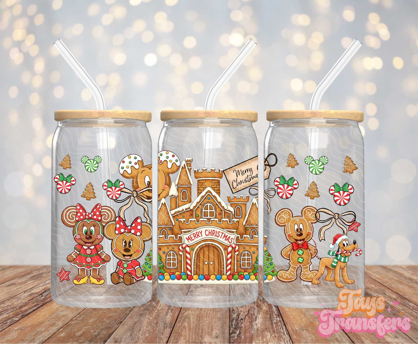 Mouse Christmas - 16OZ UV DTF Wrap