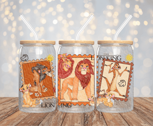 Lion - 16OZ UV DTF Wrap