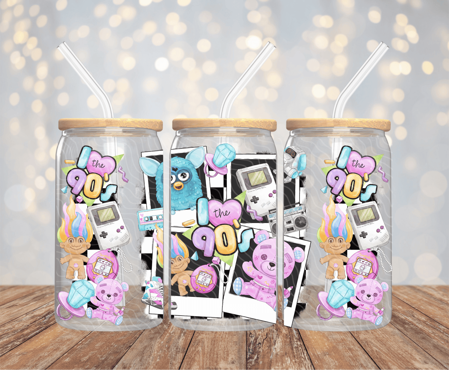 I Love The 90's - 16OZ UV DTF Wrap