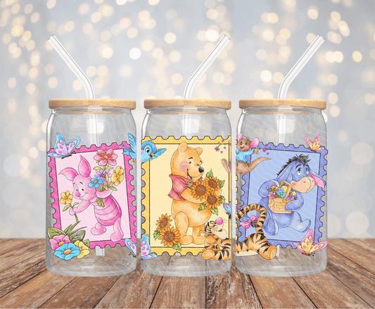 Bear & Friends - 16OZ UV DTF Wrap
