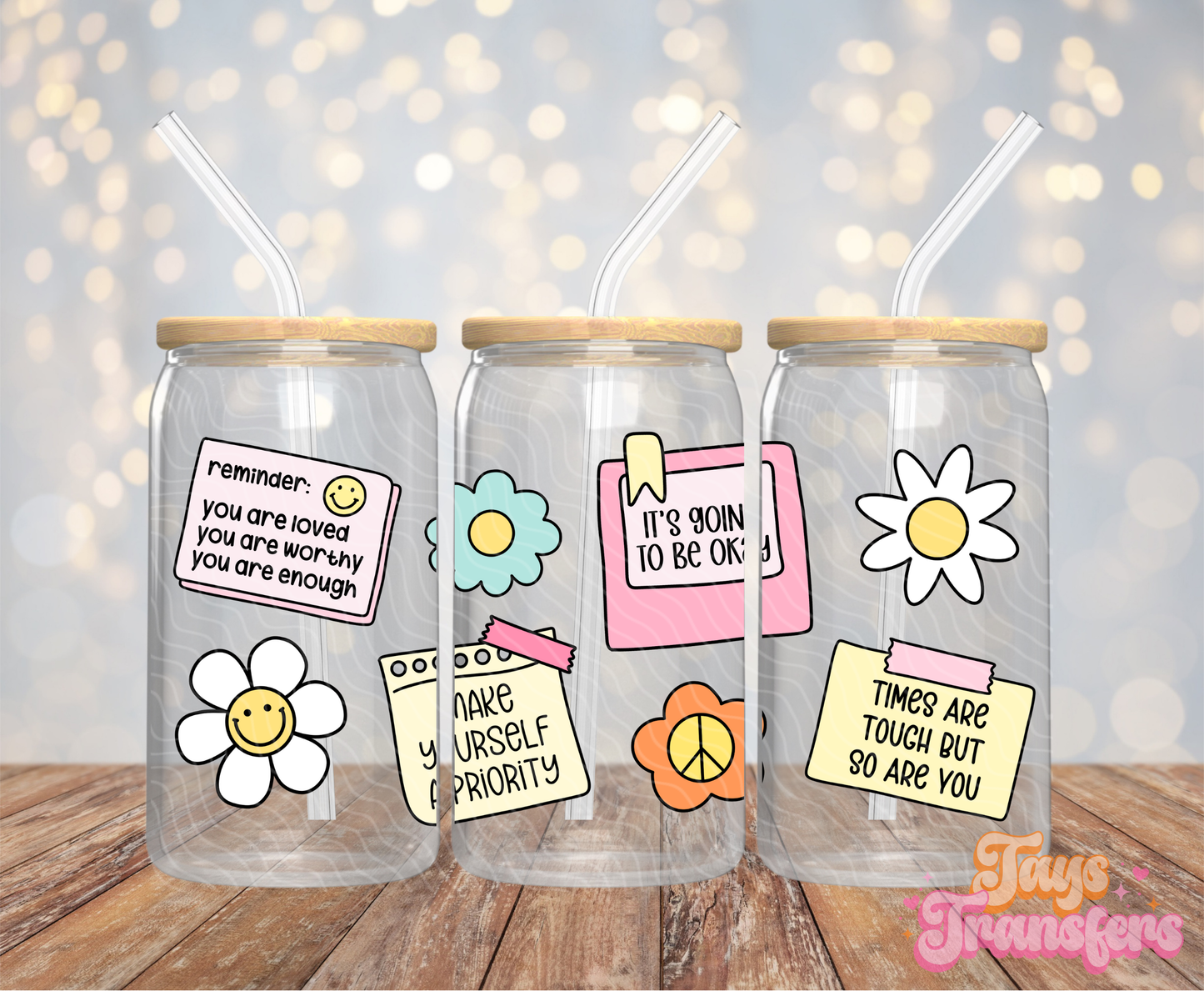 Reminders - 16OZ UV DTF Wrap