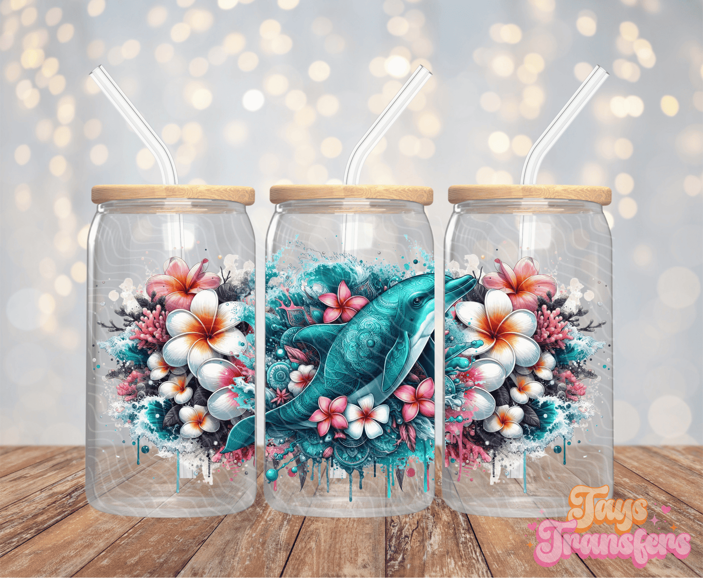 Dolphin - 16OZ UV DTF Wrap