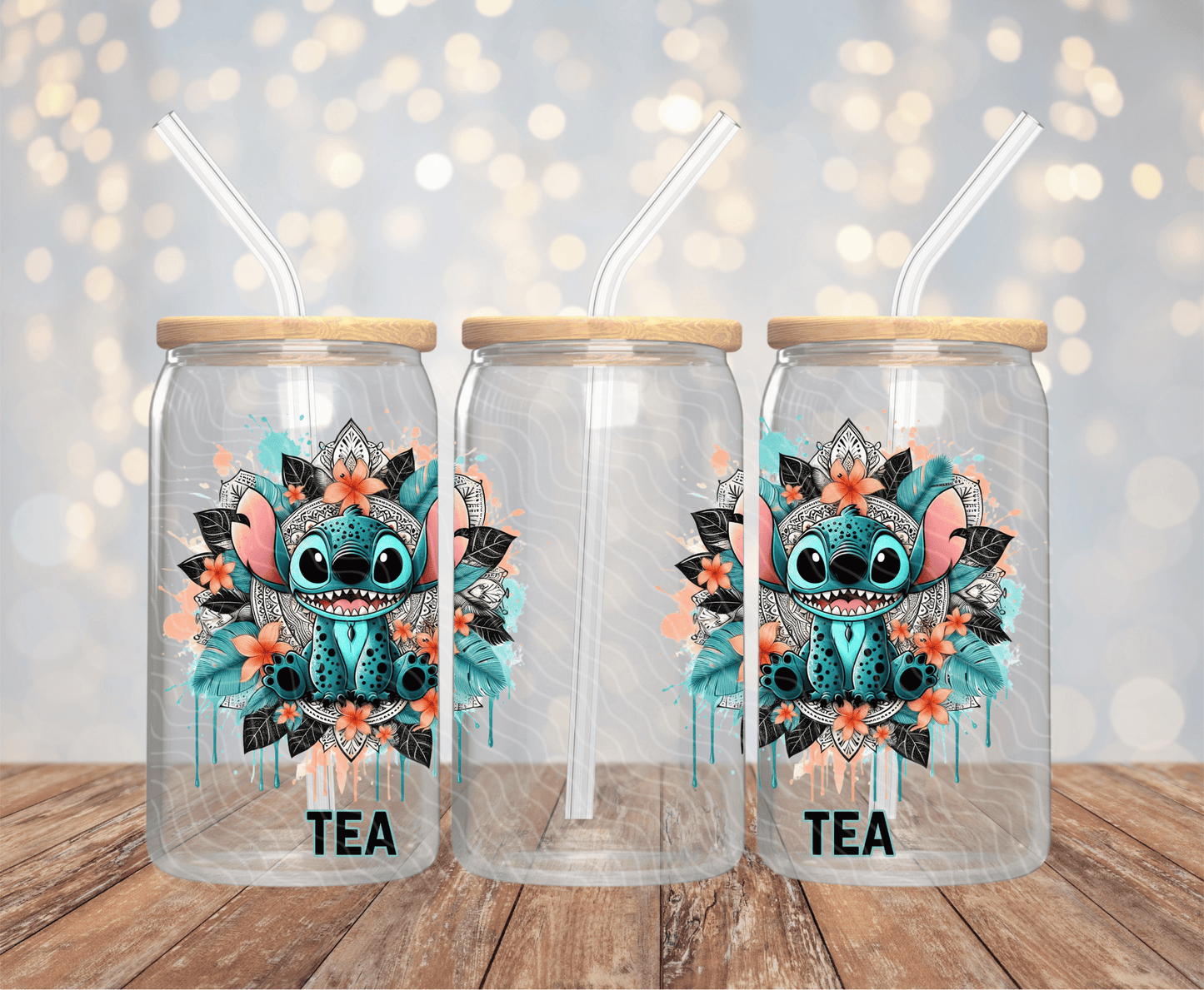 Blue Guy Tea - 16OZ UV DTF Wrap