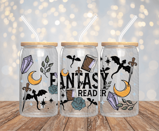 Fantasy Reader - 16OZ UV DTF Wrap