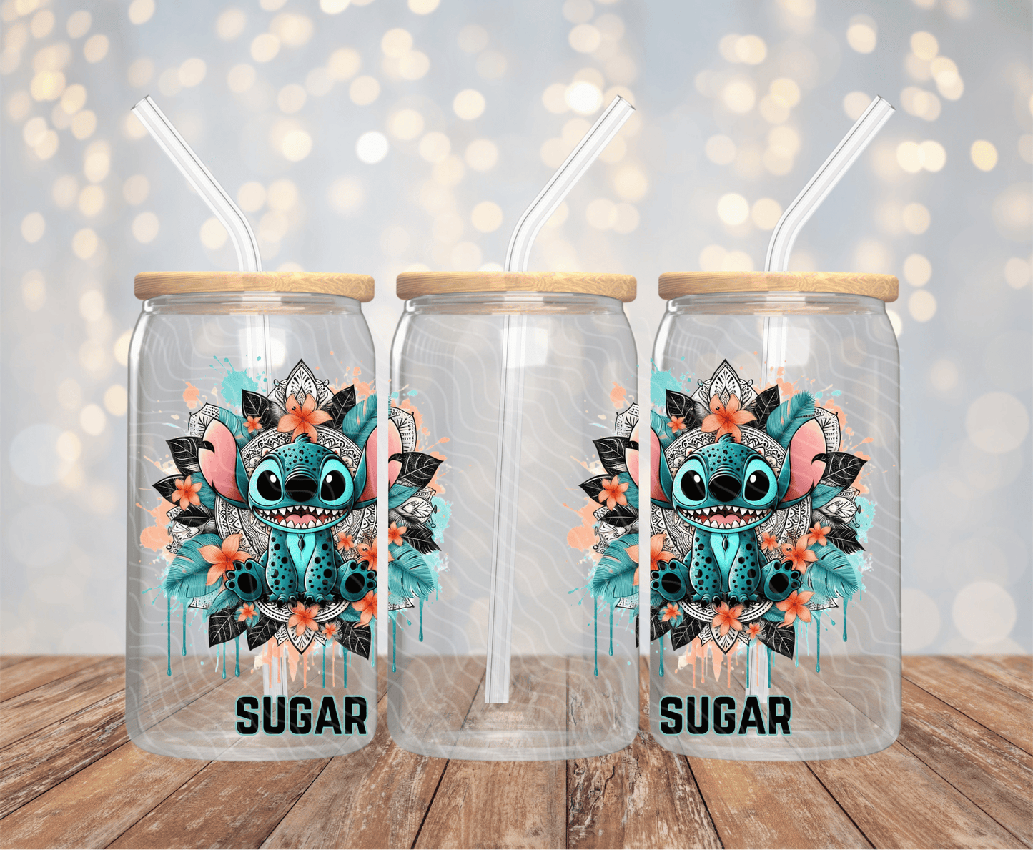 Blue Guy Sugar - 16OZ UV DTF Wrap